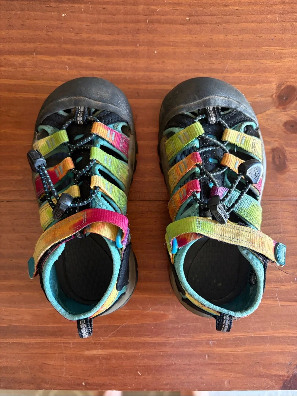 Keen Kids Rainbow Strap Water Shoes in Black